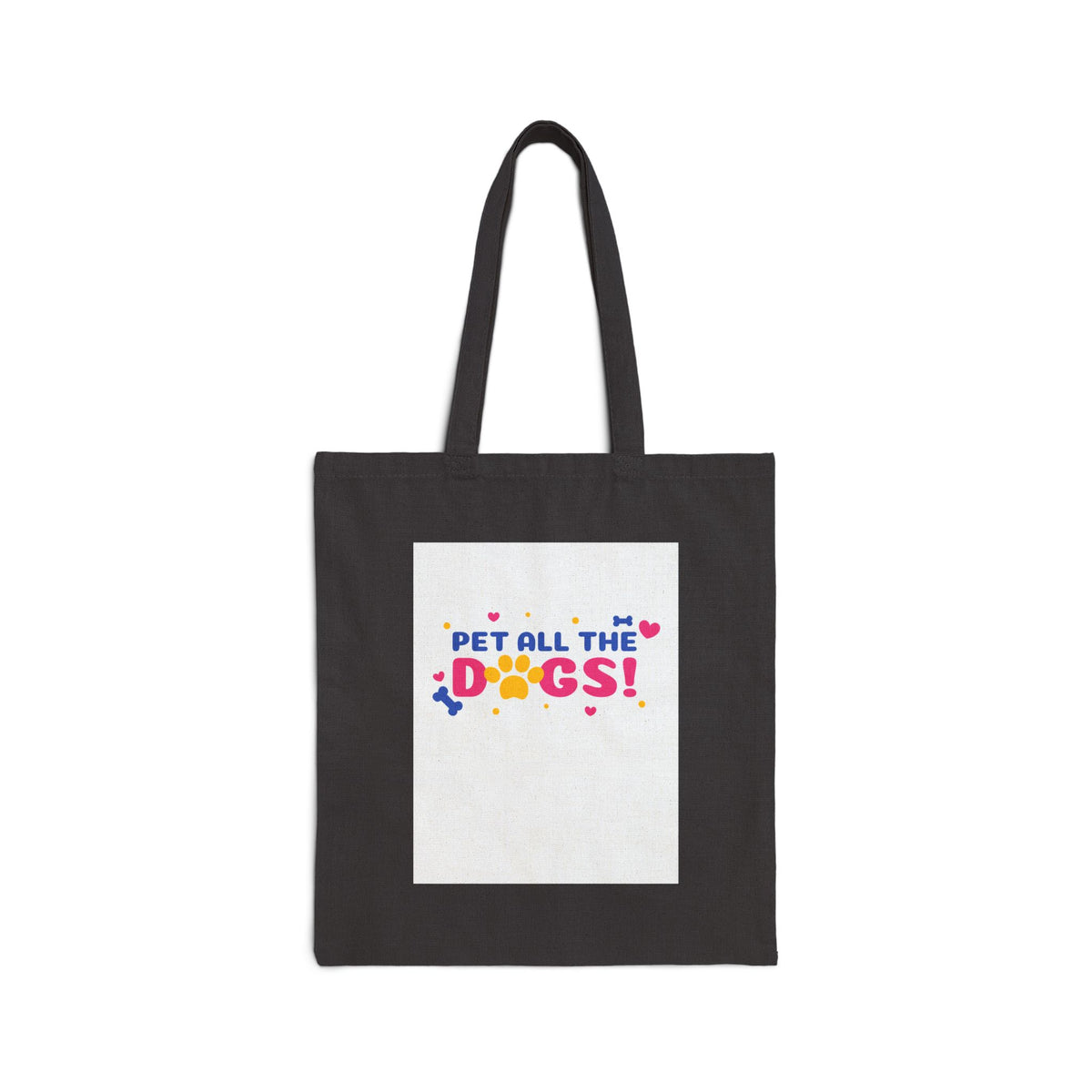 Pet All The Dogs! Canvas Tote Bag