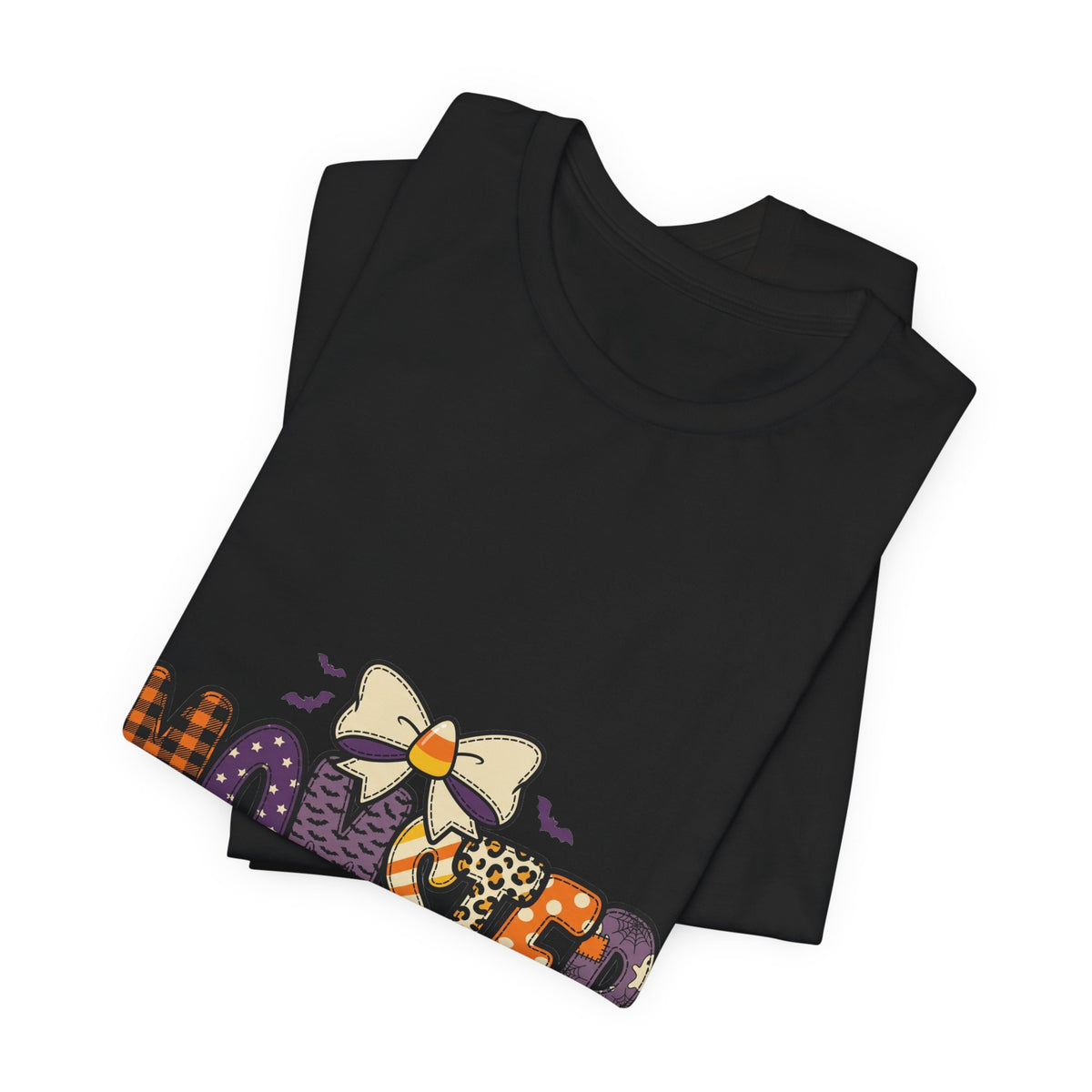Momster Halloween Graphic Tee | Mom Halloween Shirt, Spooky Plaid Lettering
