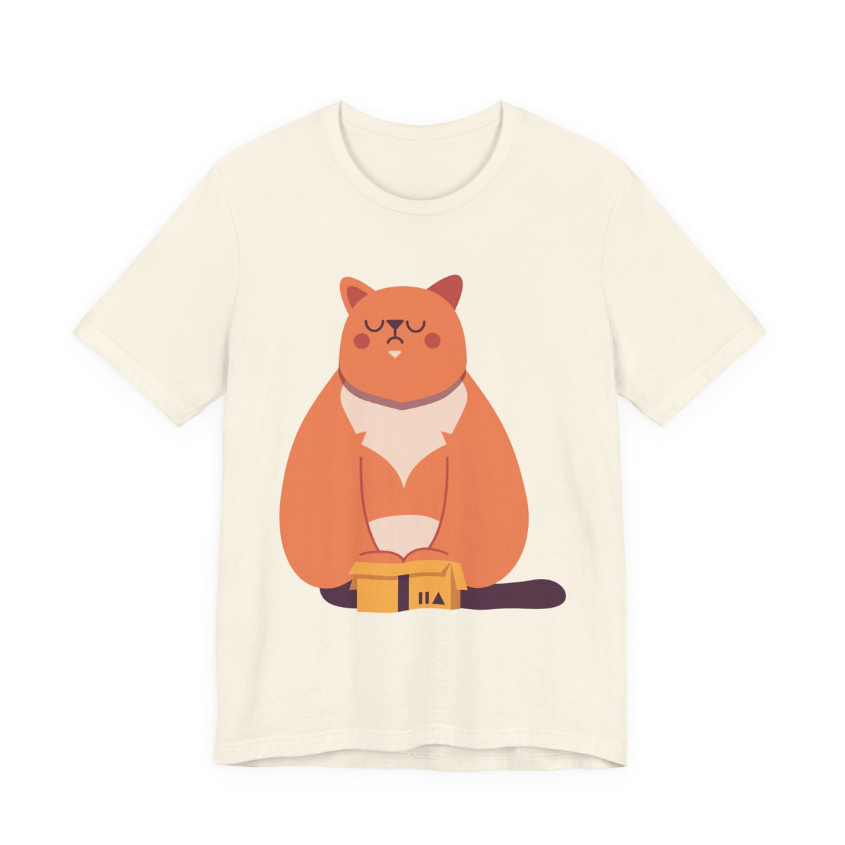 Meditating Cat T-Shirt — Cute Zen Cat Graphic Tee