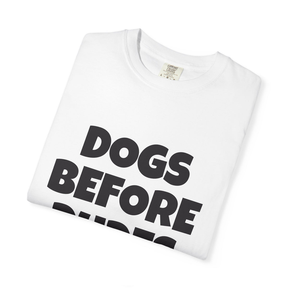 Dogs Before Dudes T-Shirt — Funny Dog Lover Tee