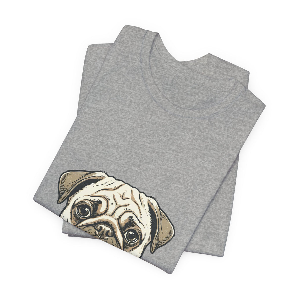 Pug Love Tee — Cute Pug Face Graphic T-Shirt
