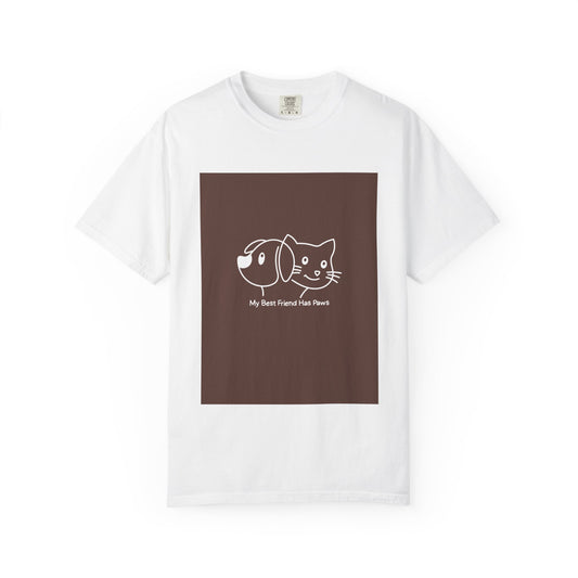 Cat & Dog Best Friend T-Shirt — "My Best Friend Has Paws" Graphic Tee