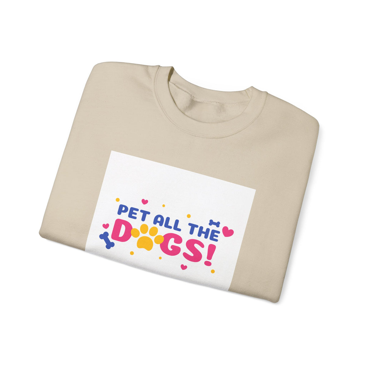 Pet All the Dogs! Crewneck Sweatshirt – Cute Dog Lover Pullover