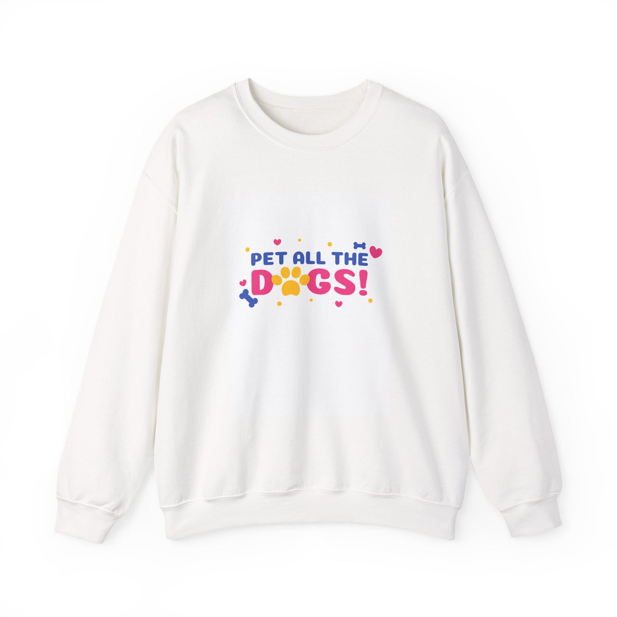 Pet All the Dogs! Crewneck Sweatshirt – Cute Dog Lover Pullover