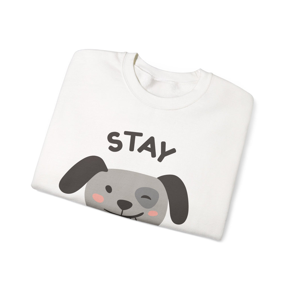 Stay Pawsitive Dog Crewneck Sweatshirt