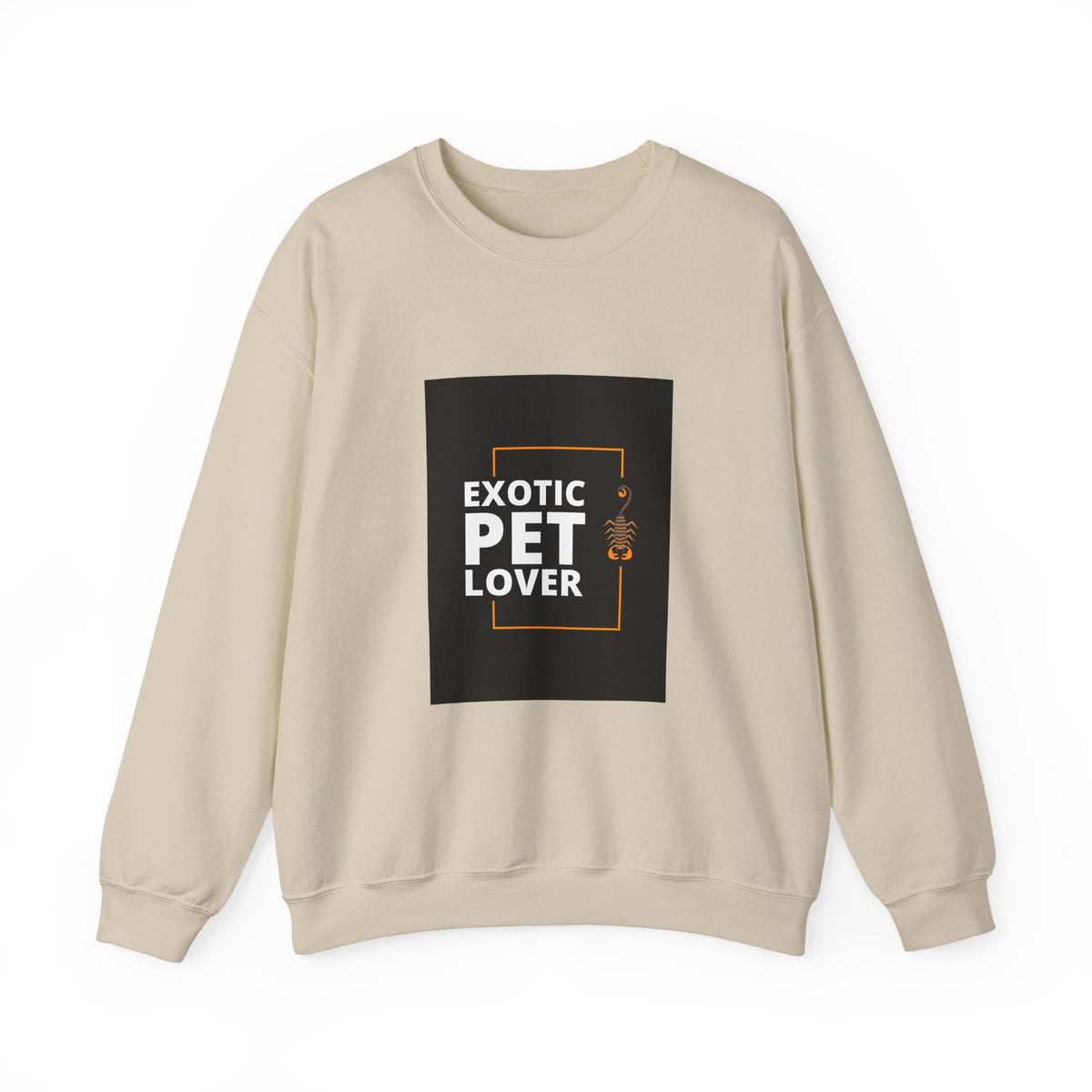 Exotic Pet Lover Sweatshirt — Bold Graphic Crewneck for Reptile & Bird Owners